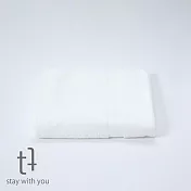 【日本TT毛巾】日本製泉州認證有機棉毛巾－多色任選  (溫和珠白)