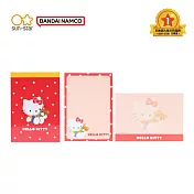 sun-star Hello Kitty 50週年系列 迷你便條紙 泰迪好朋友