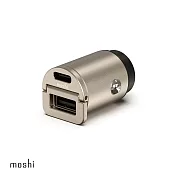 Moshi Mini Duo車用電源供應器(45W) 朔月金