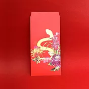 福獸納福紅包袋-蛇騰金來/3入 紅