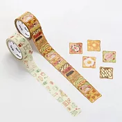 【日本bande】日本貼紙型和紙膠帶二入組 ‧ 吐司早餐