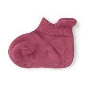 【MUJI 無印良品】幼兒棉混淺口直角襪11-15cm 煙燻粉