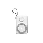 Choetech B695 多功能自帶線MagSafe磁吸行動電源 白色