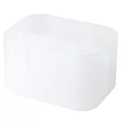 【MUJI 無印良品】PP化妝盒1/2橫型.附隔板約150x110x86mm