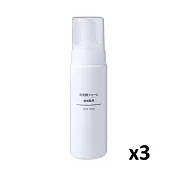 [MUJI 無印良品]MUJI敏感肌泡沫洗面乳/200ml(3入)