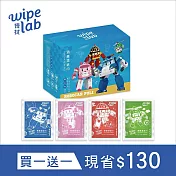 【W博拭 X 波力】買一送一 酒精濕紙巾-出發吧 救援小隊(30片/盒)