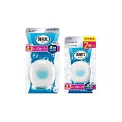 ST浴廁2Way持久消臭力-清新皂香6ml+補充2入