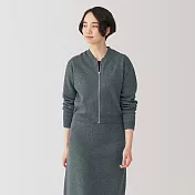 【MUJI 無印良品】女米蘭諾螺紋外套 S 深灰