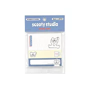 【日本FRONTIER】scooty studio 便利貼 ‧ 麥可狗狗(3入組)