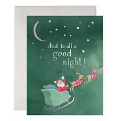 【 E.Frances 】To All A Good Night Holiday Card 聖誕卡 #HO878