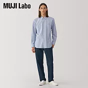 【MUJI 無印良品】MUJI Labo男和紙混丹寧5口袋褲 29 暗藍