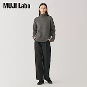 【MUJI 無印良品】MUJI Labo女和紙混長褲 23 黑色