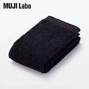 【MUJI 無印良品】MUJI Labo亞麻混面用巾 深藍