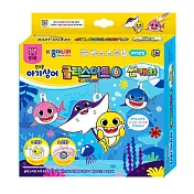 JONG IE NARA 韓國紙王國－ 韓國BABY SHARK玻璃吊飾彩繪－海洋探險組（6色）