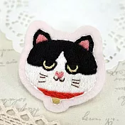 【HobbyEasy】貓咪大集合刺繡材料包套組（附別針，含全程影音教學） 賓士貓