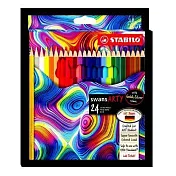 【STABILO】Swans ARTY油性色鉛筆 24色