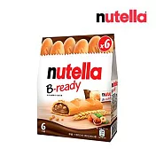 【nutella能多益】榛榛果可可威化棒6入組