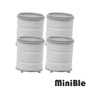【MiniBle】2in1水龍頭過濾濾芯（除氯x過濾）- 4入