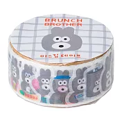 【日本Mark’s】× Brunch Brother 早午餐兄弟 貼紙型和紙膠帶 ‧ 兔子