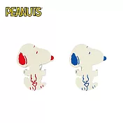 【日本正版授權】史努比 造型鋼夾 2入組 造型夾/夾子/文具夾 Snoopy/PEANUTS - A款