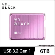 WD BLACK 黑標 P10 Game Drive 6TB 2.5吋電競行動硬碟 粉紅 公司貨