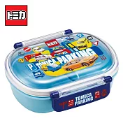 【日本正版授權】TOMICA 單層便當盒 日本製 分隔便當盒/可微波飯盒 多美小汽車- 360ml