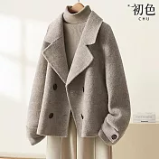 【初色】冬季防寒科技棉羽絨服寬鬆長袖外套-15款任選-38977(M-2XL/F可選) XL F.灰色