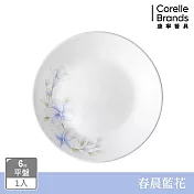 【美國康寧】CORELLE 春晨藍花-6吋平盤