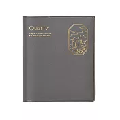 IROHA Quarry迷你方眼筆記本-  板岩灰
