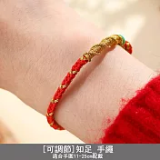 【水星記】手鍊 2025金蛇開大運蛇麼都有紅線編織手繩 _知足