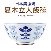 【日本美濃燒】夏木立大飯碗(16.4×8cm)