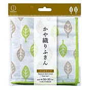 【日本KOKUBO】八重紗萬用吸水擦拭布30x30cm 綠葉