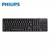 【Philips 飛利浦】USB 有線鍵盤(SPK6254)