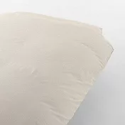 【MUJI 無印良品】柔舒水洗棉被套/Q /雙人加大/ 淺米