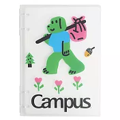 KOKUYO TYAKASHA聯名4_2x2收納活頁夾  A5-Mr. Green