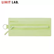 LIHIT LAB A-8102 多用途透明筆袋  綠色