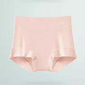 【KISSDIAMOND】純棉防走光中腰四角內褲(女內褲/KDW-4513) L 煙粉