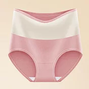 【KISSDIAMOND】 高腰輕塑加絨暖腹桑蠶絲內褲(女內褲/KDW-7145) L 珊瑚粉