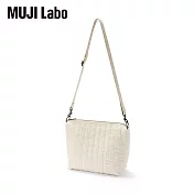 【MUJI 無印良品】MUJI Labo和紙混肩背包 FREE 原色