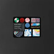 【HITOTOKI】 COFFRET 調色盤薄膜貼紙 限定禮物包裝  閃閃發光的紅寶石