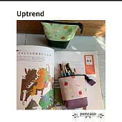 Uptrend可伸縮直立式文具收納袋｜ 微笑紅蘋果