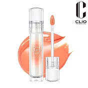 CLIO珂莉奧 水晶糖心光潤唇釉 13花漾杏桃-璀璨萌貓版