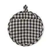 【MUJI 無印良品】麻平織多用隔熱墊/格子花紋