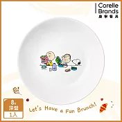 【美國康寧 CORELLE】SNOOPY BRUNCH-8吋深盤