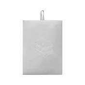 【MUJI 無印良品】再生尼龍可壓縮收納袋/L.白灰白灰/53x40x10cm