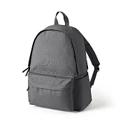 【MUJI 無印良品】可減輕肩膀負擔撥水加工後背包 墨灰