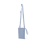 【MUJI 無印良品】撥水加工迷你隨身側包 煙燻藍