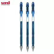 (限量買3送1)UNI UM-120 亮彩鋼珠筆  藍