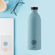 義大利 24Bottles 輕量冷水瓶 1000ml  - 霧灰藍