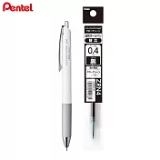 (1筆1芯)PENTEL 按壓式輕滑鋼珠筆  0.4黑